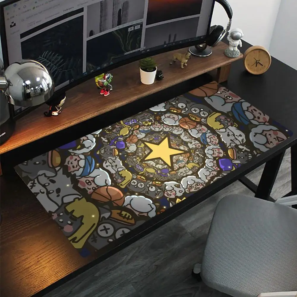 

Star Gathering Cute ThingsMouse High-density anti-fouling fabric non-slip oversized gaming mouse pad