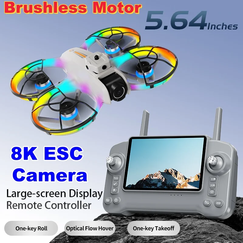 Brushless Drone 8K ESC Camera Drones infrared Obstacle Avoidance infrared Obstacle Avoidance Optical Flow Positioning Quadcopter