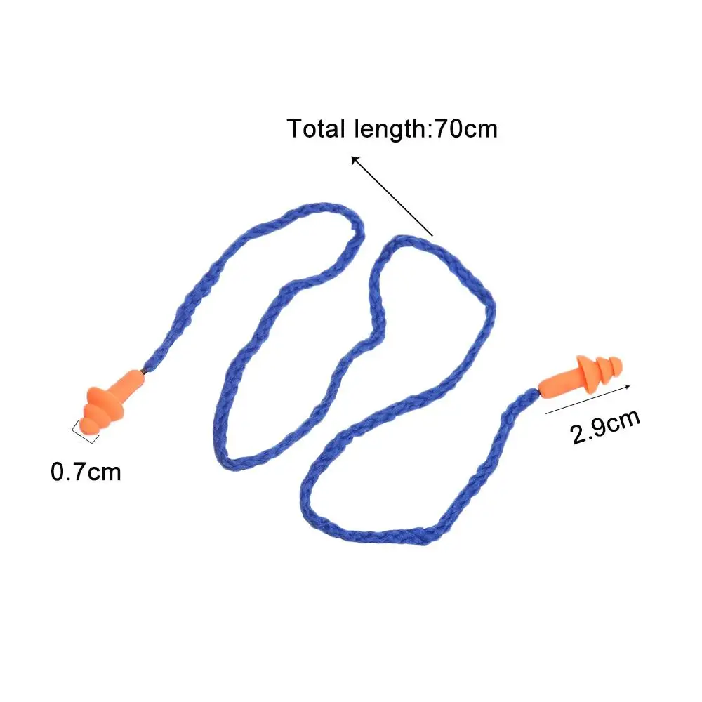 10 шт. плавательные противошумные многоразовые рандомные затычки для наушников из мягкого силикона