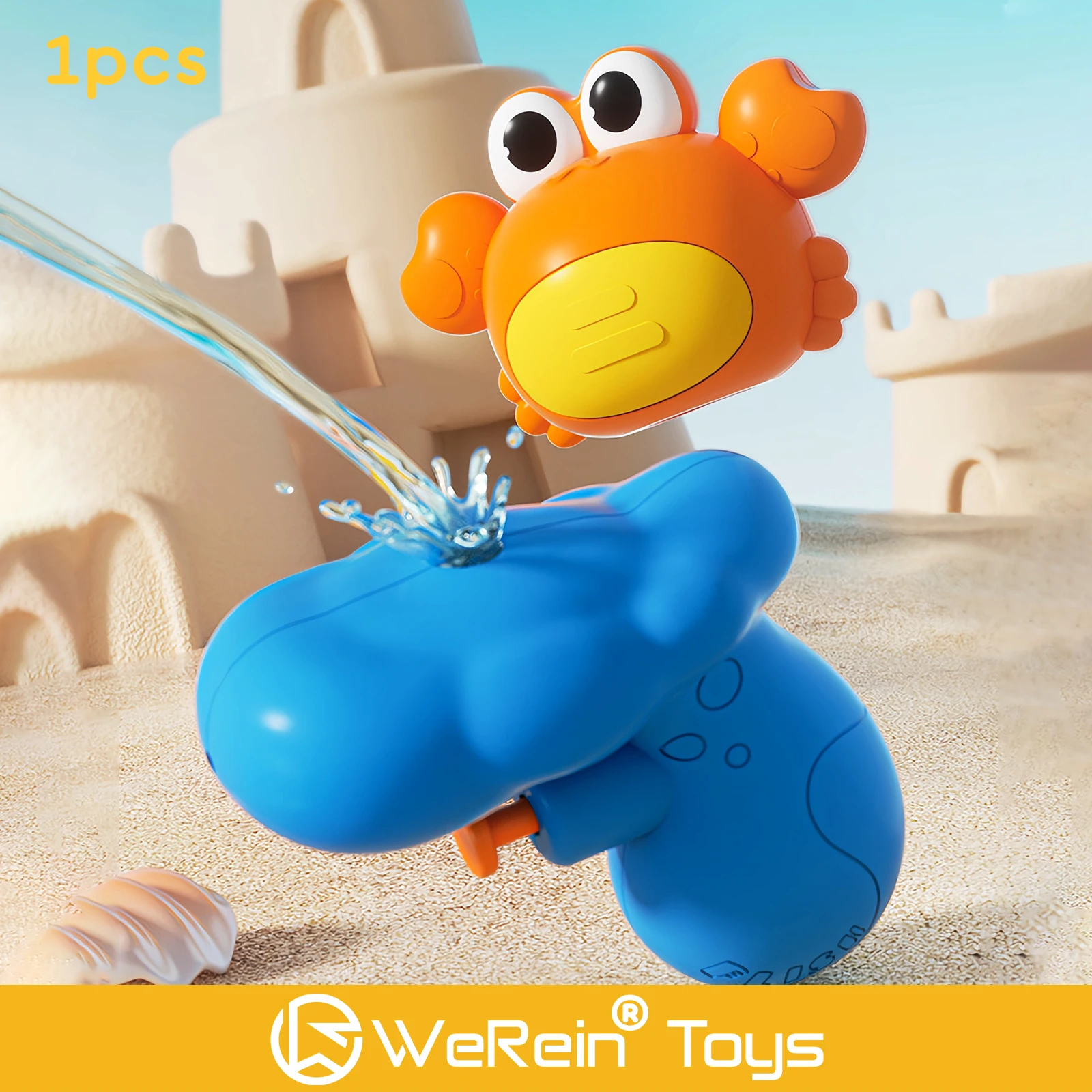 Mini pistola ad acqua giocattolo animale dell'oceano forma carina giocosa nuoto irrigatore d'acqua gioco all'aperto per bambini giocattoli a tema animali