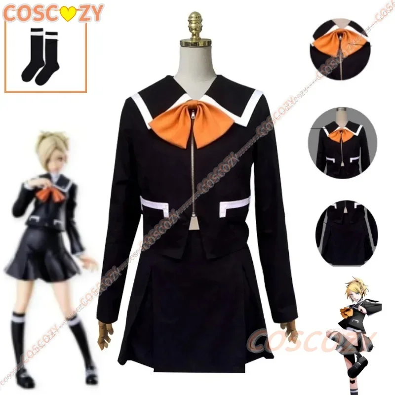 

Game Persona 2: Tsumi Lisa Silverman Cosplay Costume Socks Seven Sisters JK Campus Uniform Skirt Woman Sexy Halloween Costume