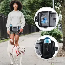 Dog Treat Pouch for Training Outdoor Dog Treat Pouch Training Feeding Bag Large Capacity Pet Trainer Reward Waist Bag Dog Supply