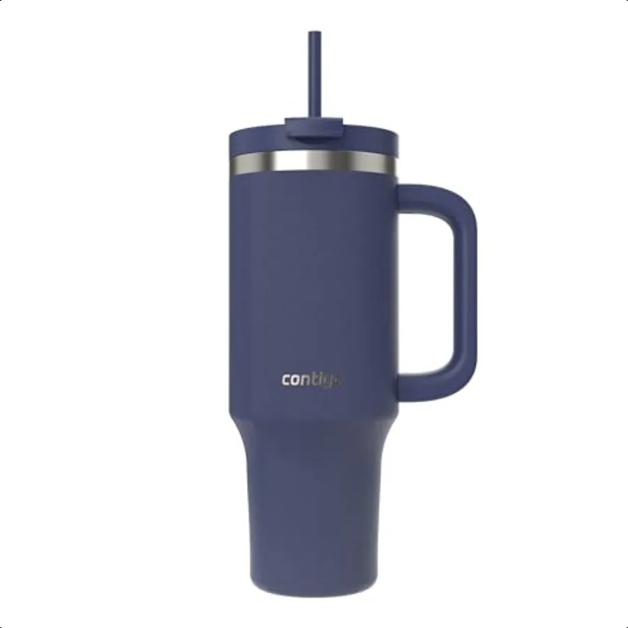 

Streeterville 40oz Tumbler Stainl Steel Vacuum Insulated LeakProof Cold for 29 Hours Indigo