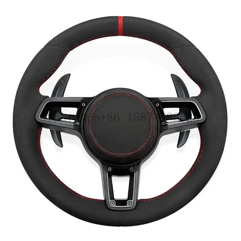 

For Porsche Cayenne Panamera Cayman Macan 911 991 970 997 987 981 718 Leather Steering Wheel Customized Steering Wheel