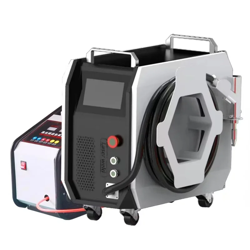 Discounting Automatic Fiber Laser Welder Handheld Fiber Laser Welding Machine 2000w 4 in 1 Laser Cutting Rust Cleaning and Weld
