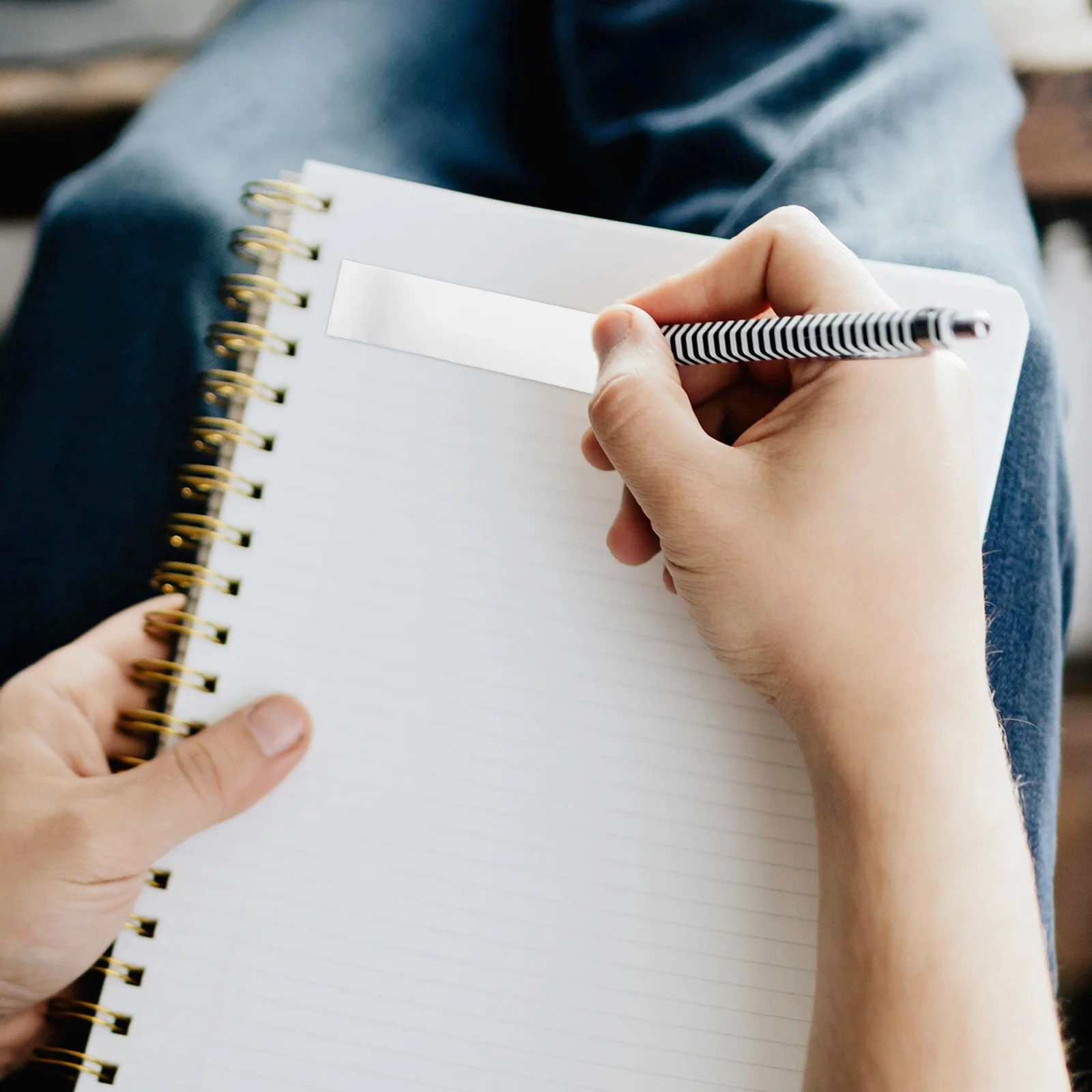 

2Pcs Blank Writable Adhesive Tape Sticker Book for Students Scrapbooking Creative Journals Craft Tape Durable Residue Free