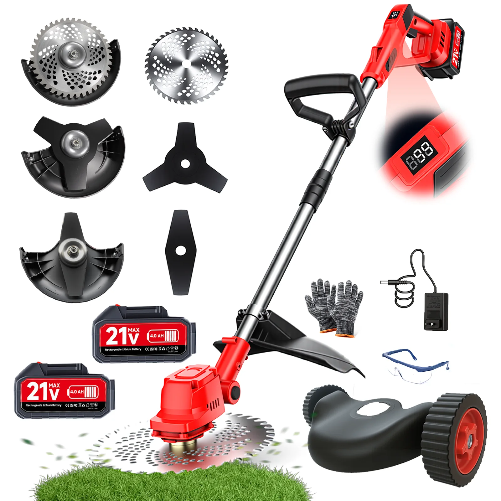 Brushless Cordless Grass Trimmer 21V - ماكينة قص العشب الكهربائية XYSD 21V