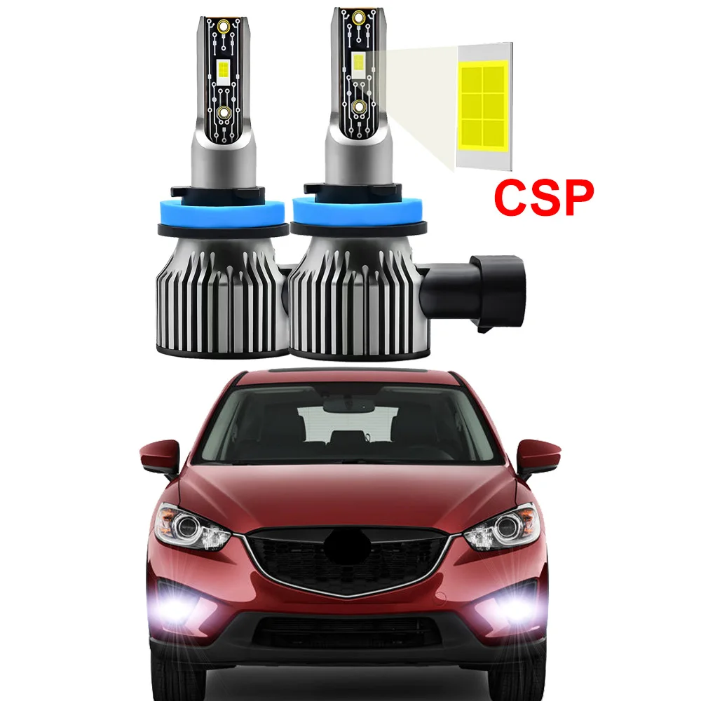 

2Pcs LED Fog Lamp Bulbs For Mazda CX-5 CX 5 CX5 KE GH 2011 2012 2013 2014 2015 2016 White Fog Lamp Canbus