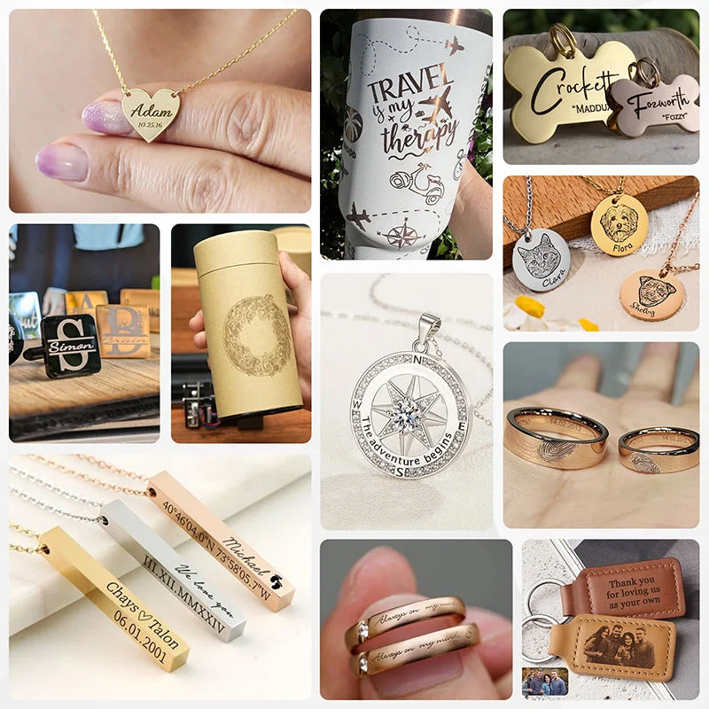 Laserowa maszyna do grawerowania DAJA M1 Pro, mini drukarka laserowa, przenośna, do wszelkiego rodzaju metalu, maszyna do rzeźbienia w metalu.