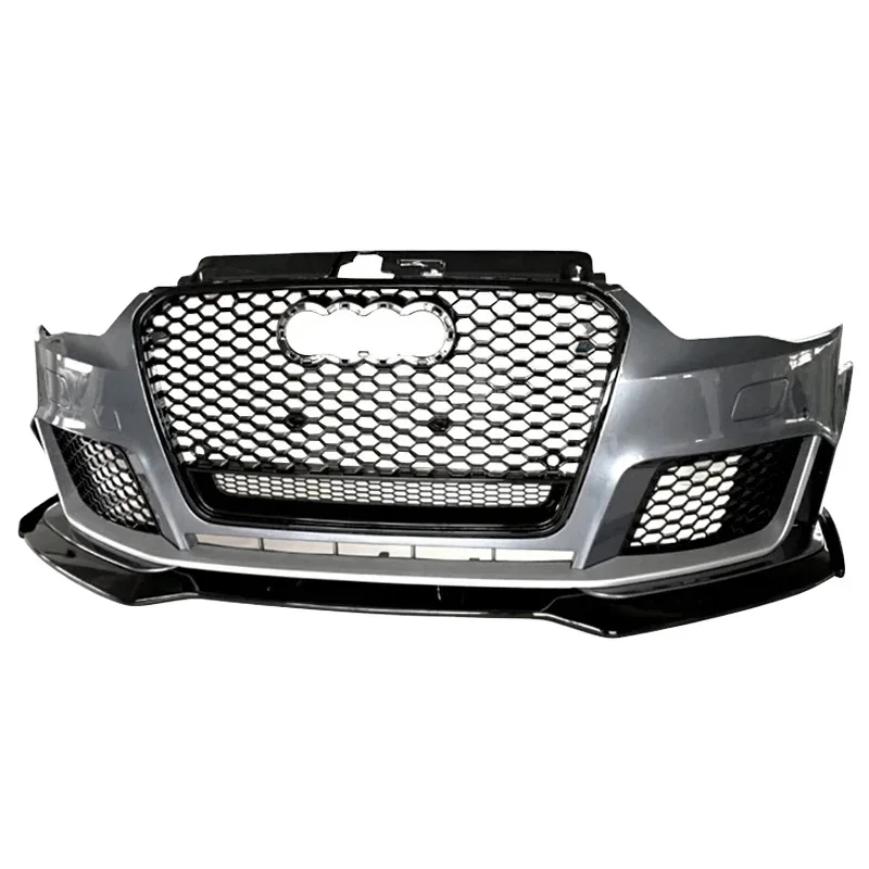 RS3 style bodikits for Audis A3 S3 8V Front Bumper With grill front lip bodykit 2013 2014 2015 2016 8V5807065BGRU A3 bumper