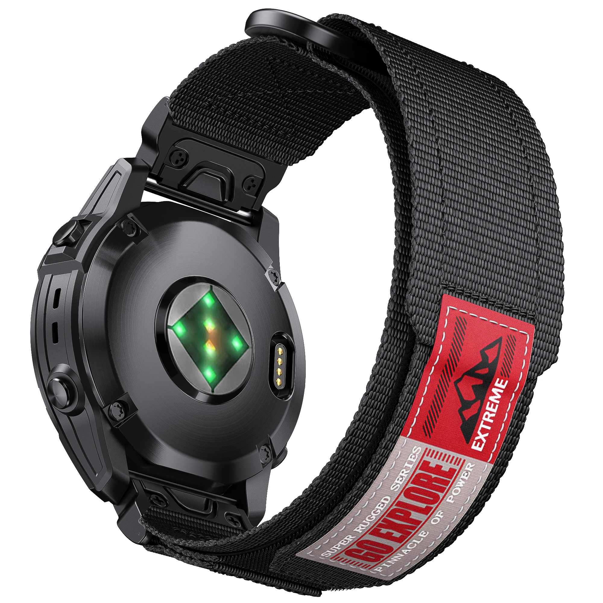 QuickFit 22 26mm Velcro Watch Band Strap for Garmin Fenix 7 7X 6 6X Pro 5 5X, Fenix 8 E Epix Pro, Instinct 3, Tactix 7, Enduro 3 image 4
