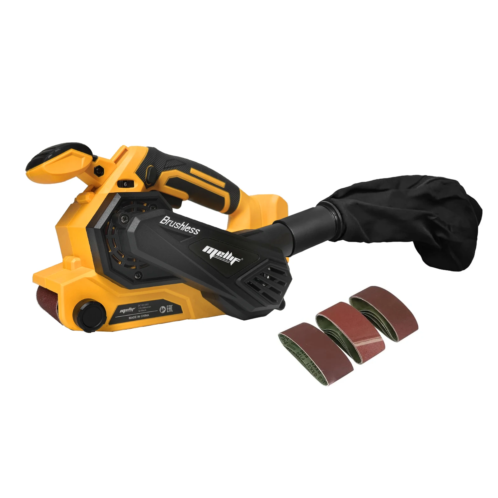 

Cordless Belt Sander Compatible with Dewalt 20V Max Battery (Battery NOT Included) Brushless Power Sander with 6 Variable-speed