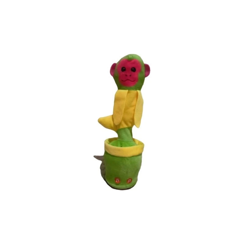 Tralalelo Tralala Tungtungtung Italian Brainrot Elettrico Parlante Danza Peluche Illuminato Bambola di pezza Ripetizione vocale Regalo divertente