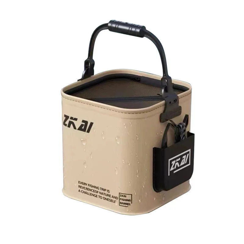 Outdoor Fishing Bucket Foldable and Portable Fish Bags LIve Fish Bucket Fishing Supplies