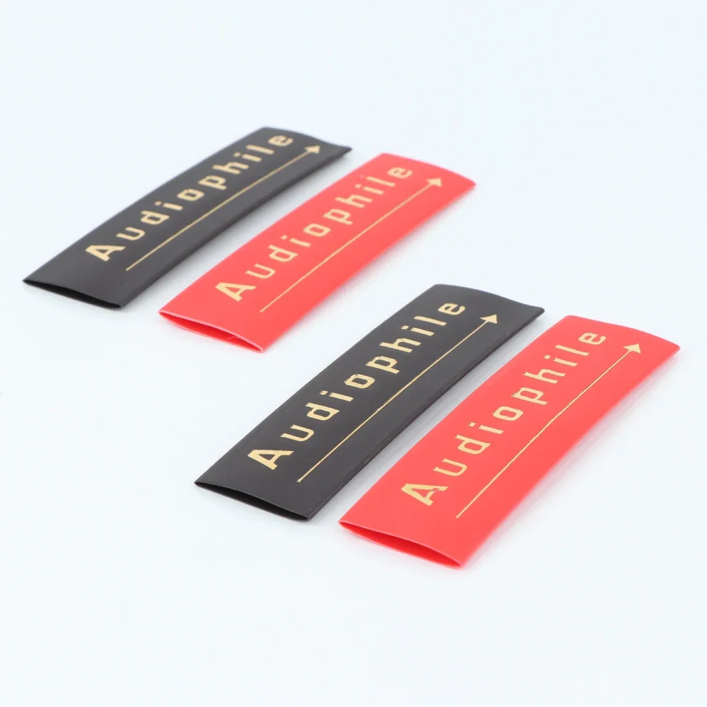 12/24pcs AudioPhile Tube Heat Shrink Tube 14mm Insulated Sleeving Tubing for Speaker Interconnect Audio Cable DIY Tube