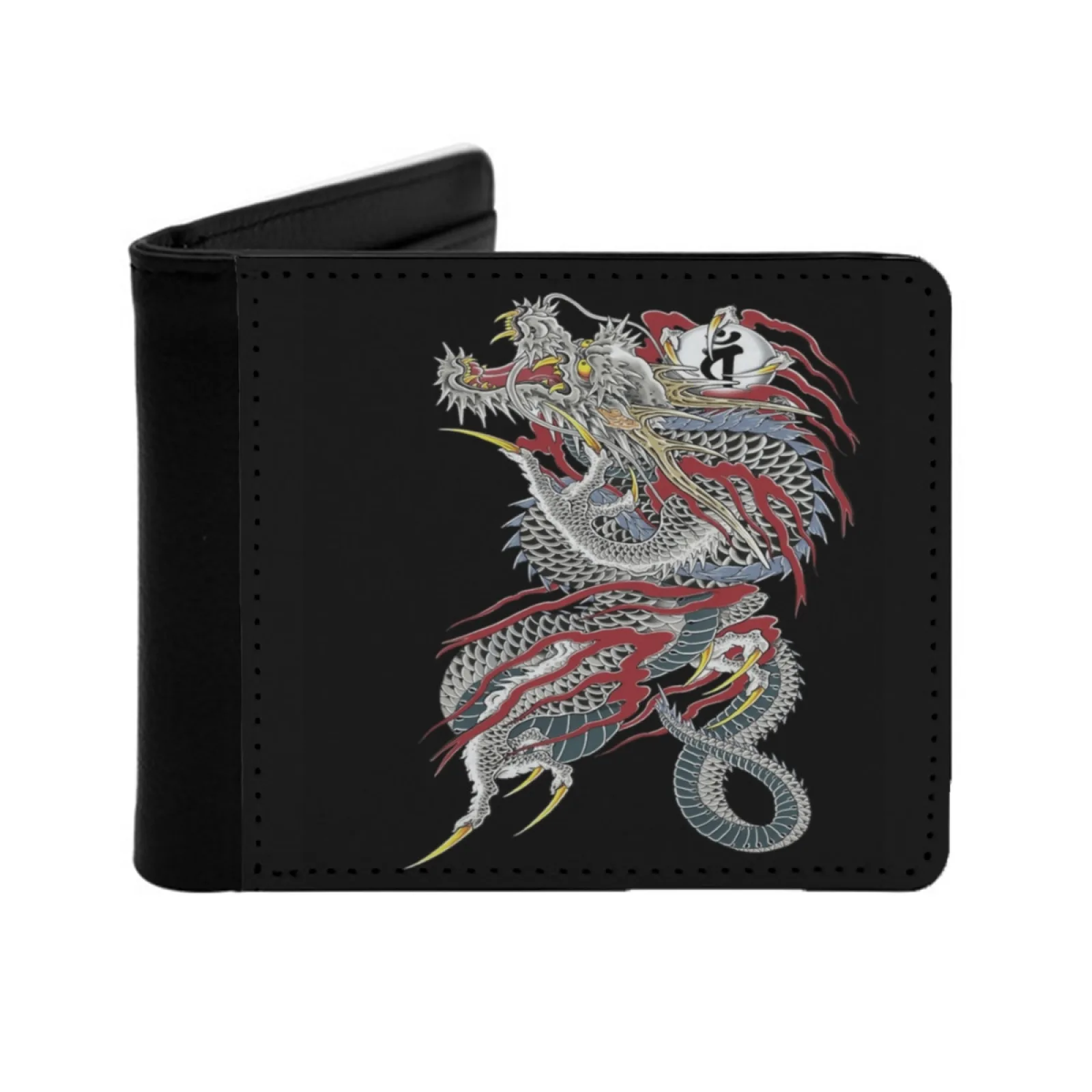 

Kiryu Kazuma Dragon Of Dojima Yakuza Personalized Men's Leather Wallet Credit Card Pouch Purse Yakuza Yakuza 0 Yakuza Kiwami
