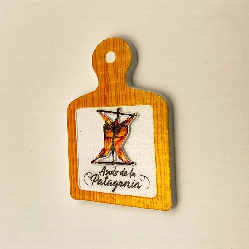 

Roasted Lamb Leg Cutting Board Refrigerator Magnet Unique Shape 3D Home World Travel Souvenir Decoration
