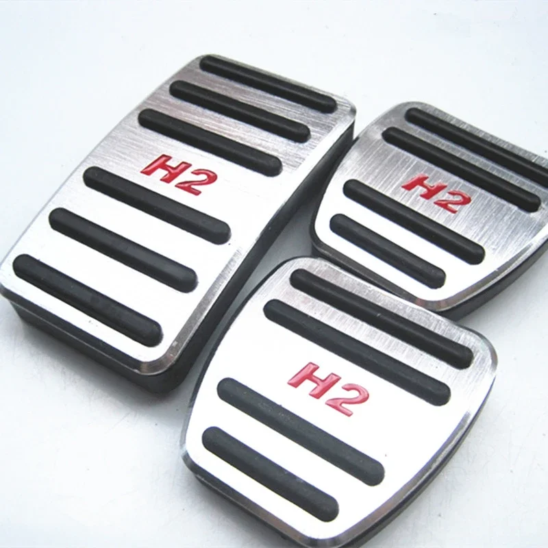 Accessoires de style de voiture sans perceuse, repose-pieds de frein à carburant, coussinet de couverture de pédale pour Haval H2 MT manuel Sport automatique
