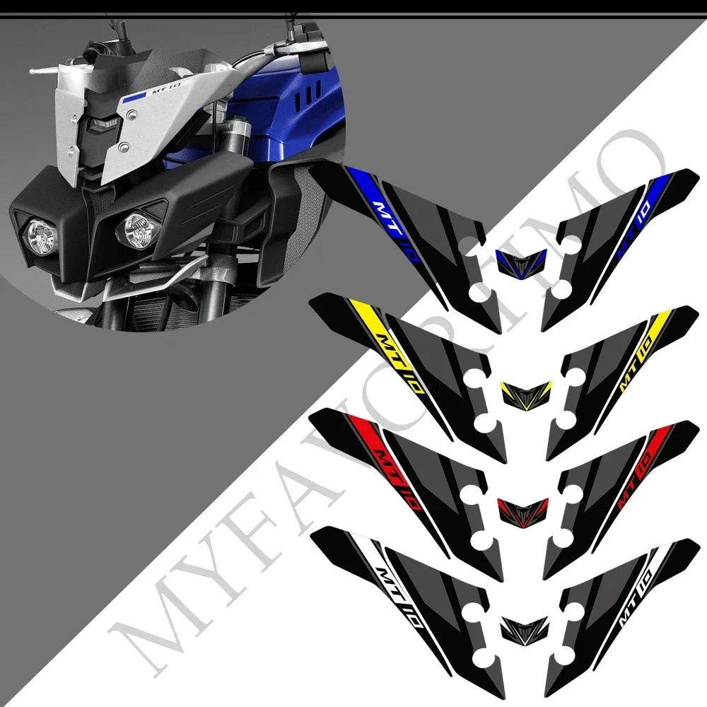 

Fit Yamaha MT10 FZ MT - 10 Tank Pad Protector Stickers Fairing Fender Windshield Handguard Decal 2016 - 2021