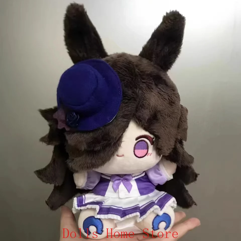 

Umamusume: Pretty Derby Rice Shower Series Kawaii Anime Cute Cotton Pillow 20CM Cartoon Plush Sitting Plushie Mascot Gift