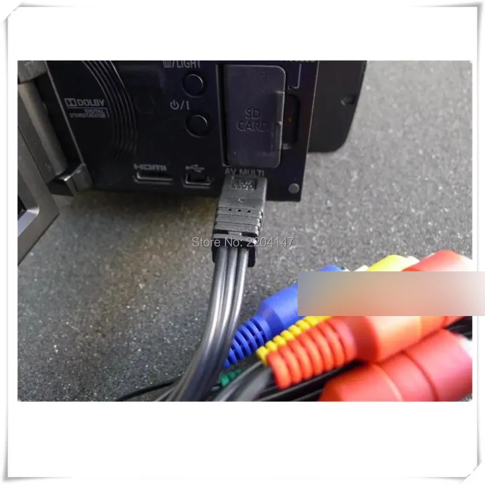 Original genuíno k1hy12yy0012 av multi cabo para panasonic HC-X800 HC-X900 HC-X909 HDC-HS60 hs80 sd800 sd900 HDC-TM90 HDC-TM900