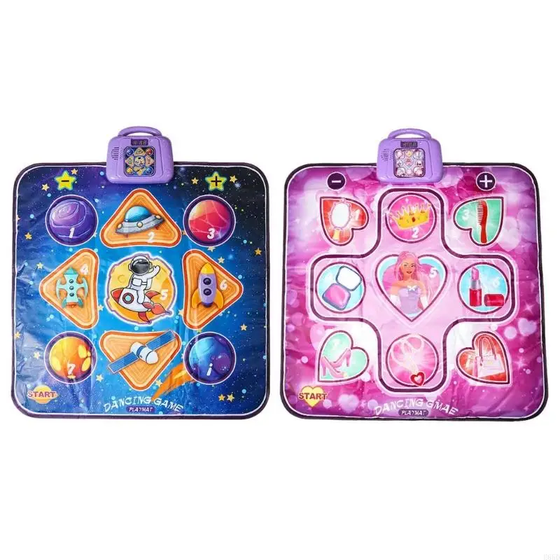 

Dancing Playmat Music Mat Kid Plays Carpet Rug Dance Blanket Dancing Pad Game Dance Mat Parent-child Interactive Toy E65D