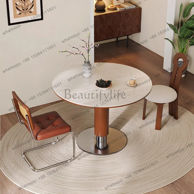 PG Living Room Outdoor Dining Table Dressing Nordic Balcony Restaurant Dining Table Makeup Reception MueblesCommercial Furniture