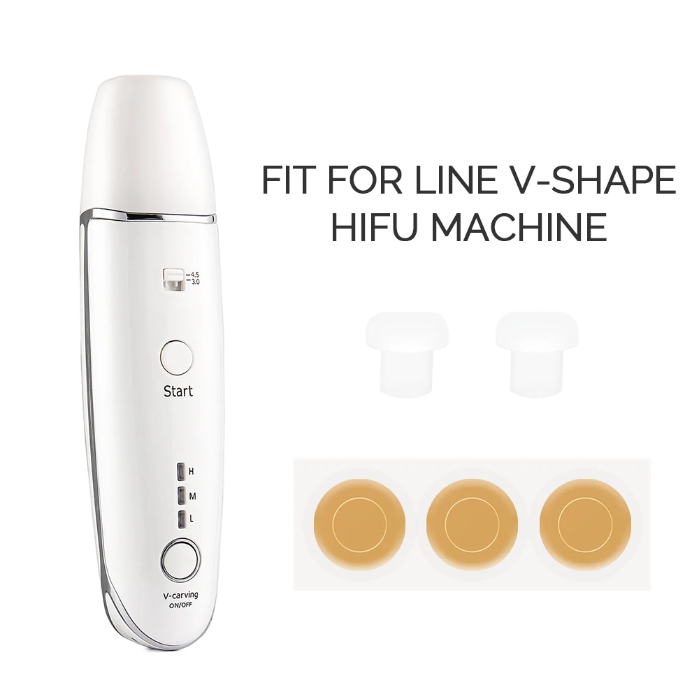 For Face Line V-shape Hifu Lifting Machine 3PCS Films 2PCS Water Injection Hole Plugs Replacement Accessories