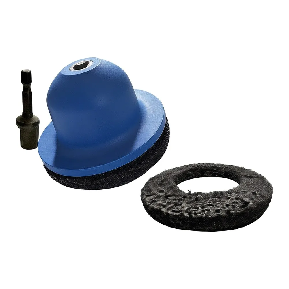 Car Wheel Hub Axle Grinding Tool Base Adapter Polishing Pad With 70HRC Hardness Diamond 6-Inch Grinding Kit 40 Grit Abrasive