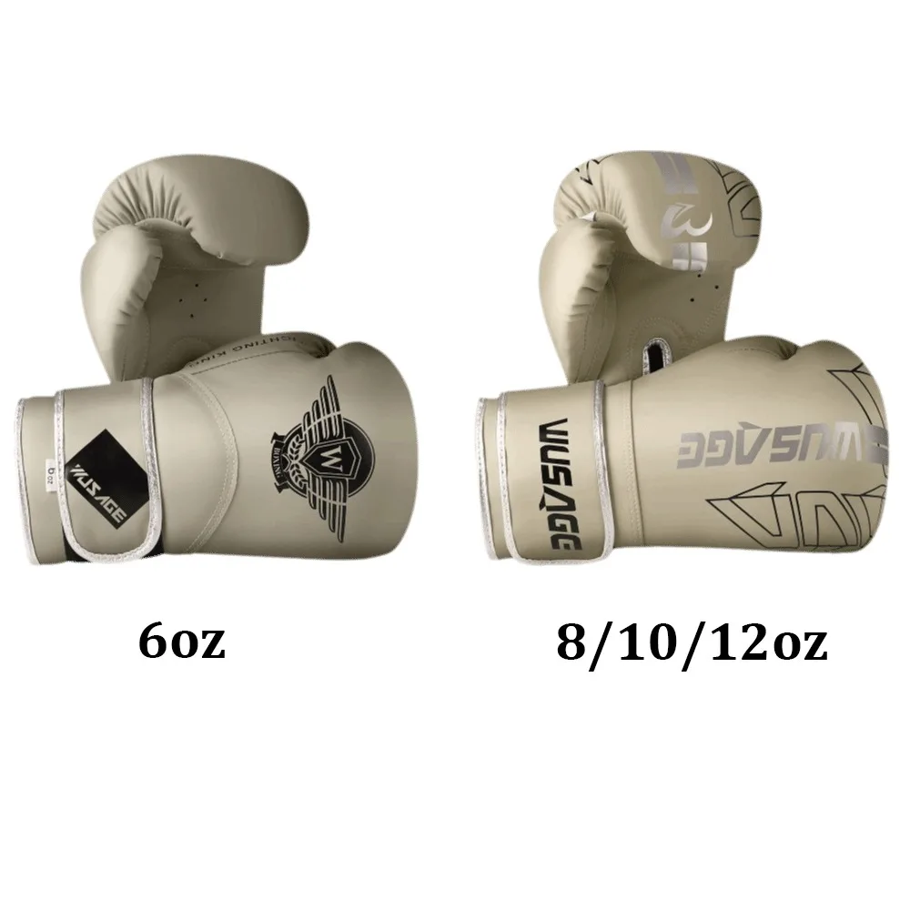 

Fashion PU Boxing Gloves Professional Breathable Kickboxing Gloves Resistant to Impact Shock Absorption MMA Gloves for Muay Thai