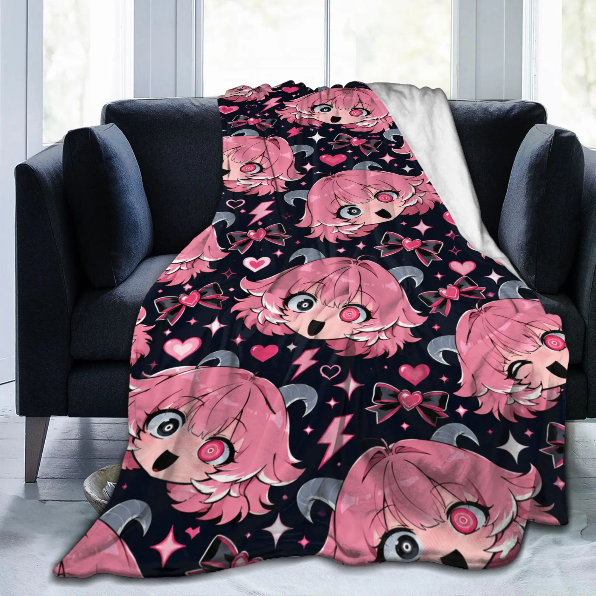 Drunken Goddess Reflux Flannel Blankets  Warm Soft Throw Blanket for Couch Chair Travel Office Funny Bedspread Sofa Bed Cover