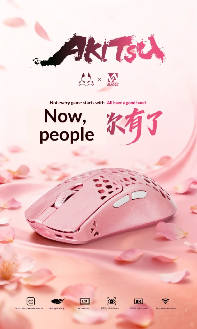 Vancer Akitsu Pink Carbon Fibe - Pc Gaming Valorant review and price