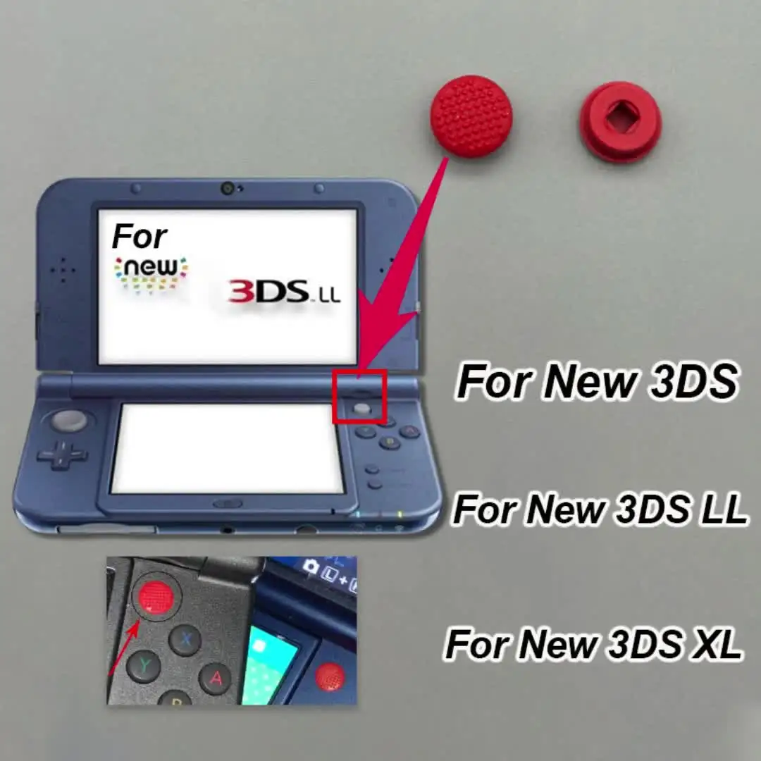 2/5/10PCS For New 3DS 2DS XL LL Right Joystick C Stick Circle Pad