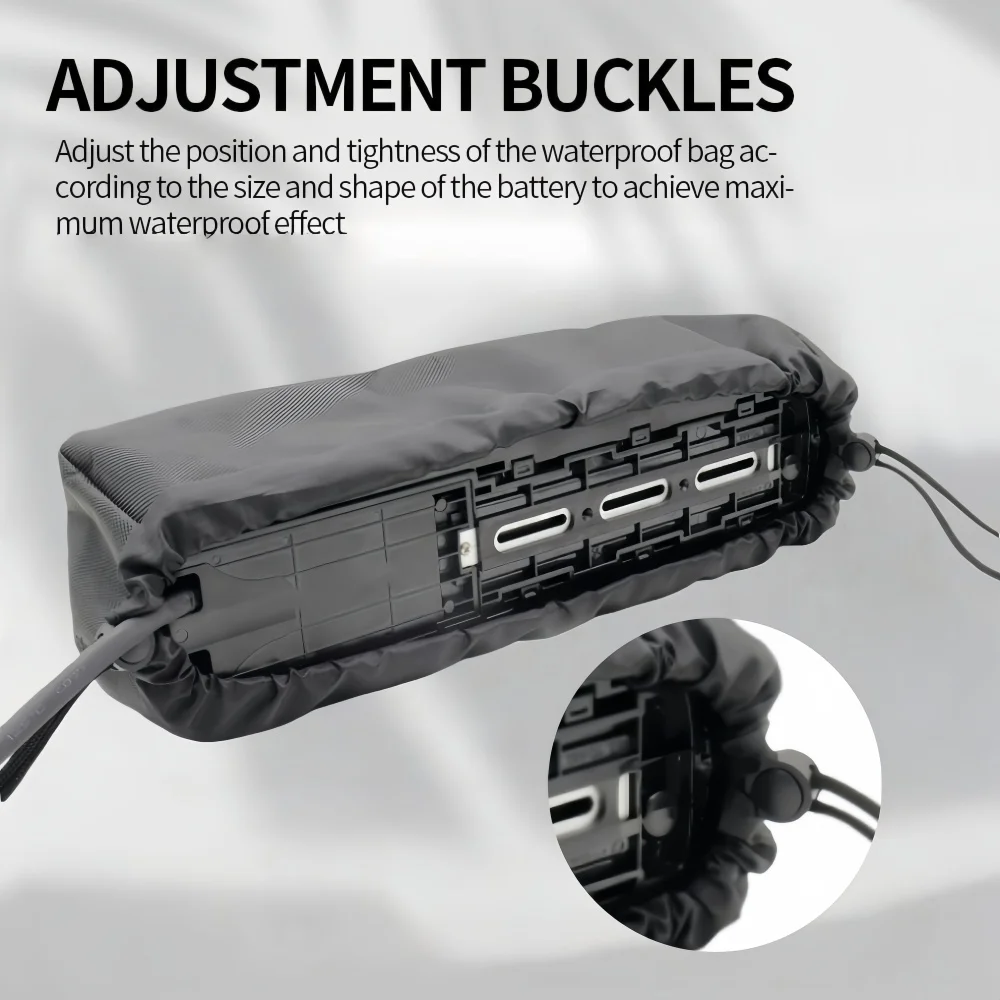 Ebike Battery Cover,Waterproof Dustproof Ebike Battery Protective Cover for Hailong eBike Lithium Battery Protection Cover
