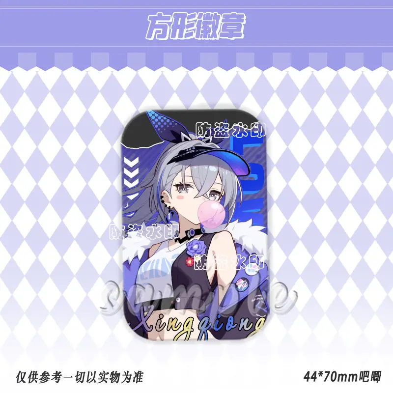 

Honkai：Star Rail Clara Silver Wolf Cosplay Halloween Badge Anime Bag Decor Pin Fans Christmas Present Send To Friends
