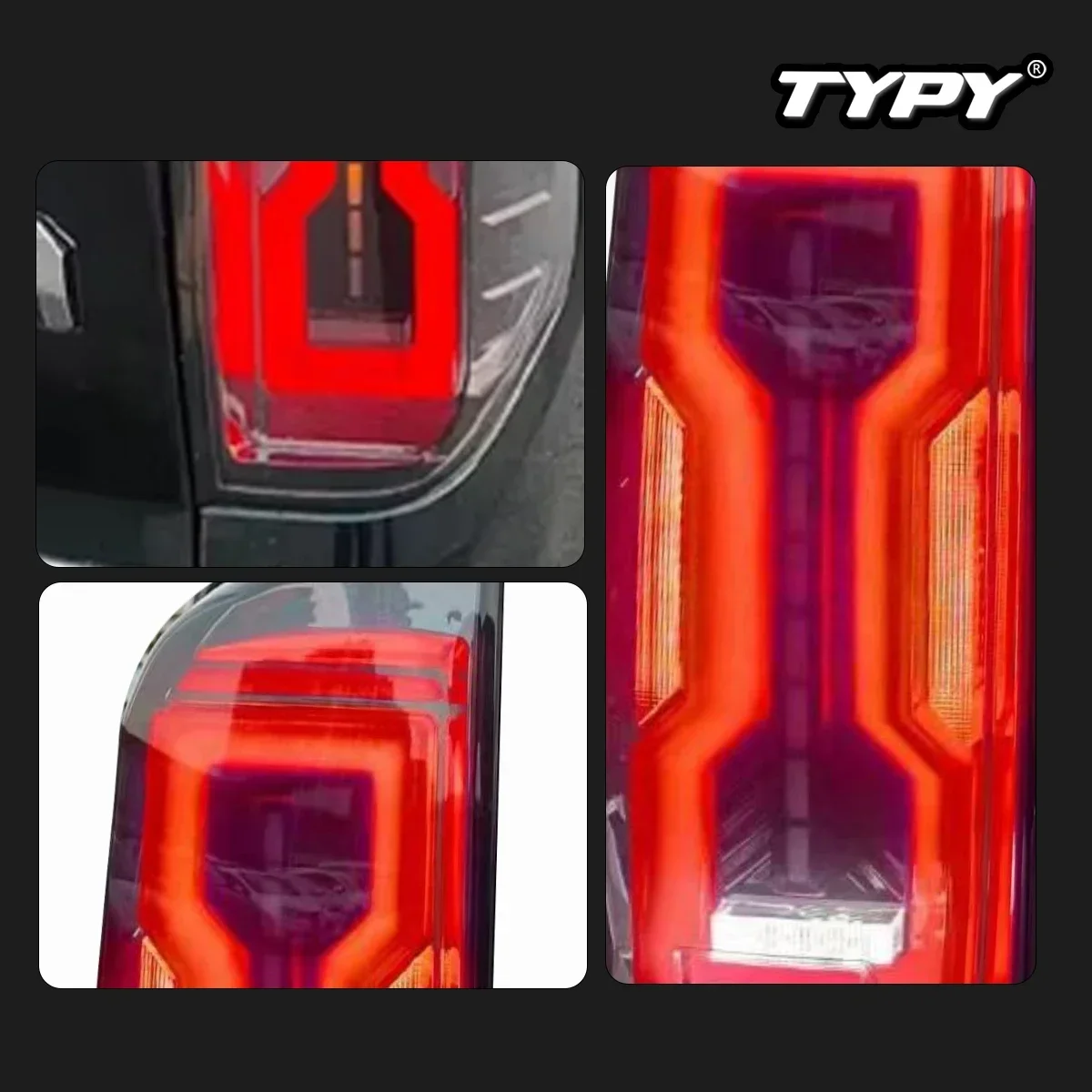 

TYPY New LED Tail Lamp Upgrade Modified For Toyota Tundra Taillight 2014-2021 Dynamic Signal Tail Lamp Auto Accessories