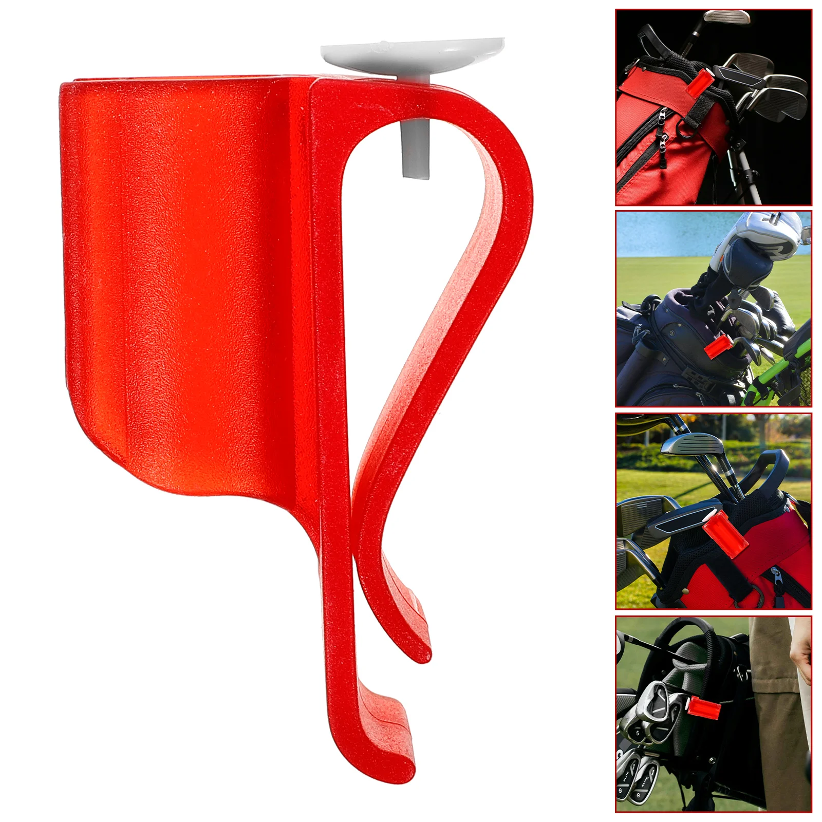 10 Pcs Golf Putter Clip Accessories Club Holder Golfs Rack Bracket Ball Plastic Bag Holders Clamp