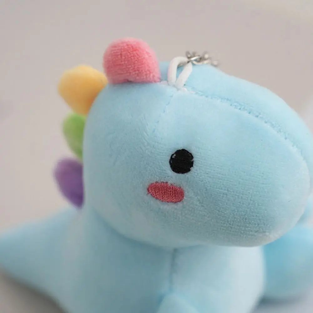 Gifts Plush Keychain Toy Dinosaur Plush Keyring Soft Mini Dinosaur Pendant Cute Dinosaur Plush Doll Doll Bag Keychain