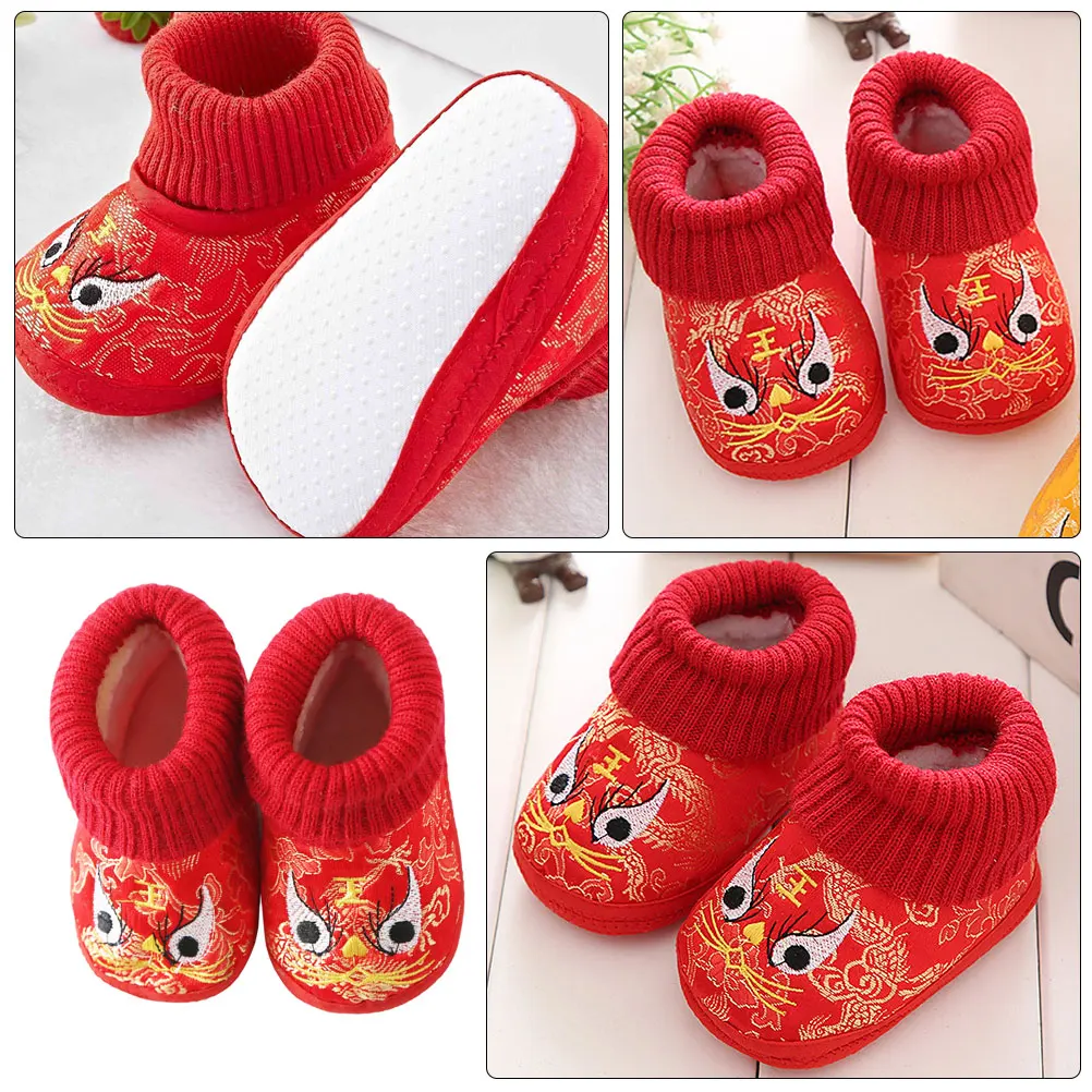 

Tiger head Shoes Cartoon Baby Boy Cribs Warm Socks Slippers Sneakers Toddler Breathable Anti skid Winter Gifts Kids Casual