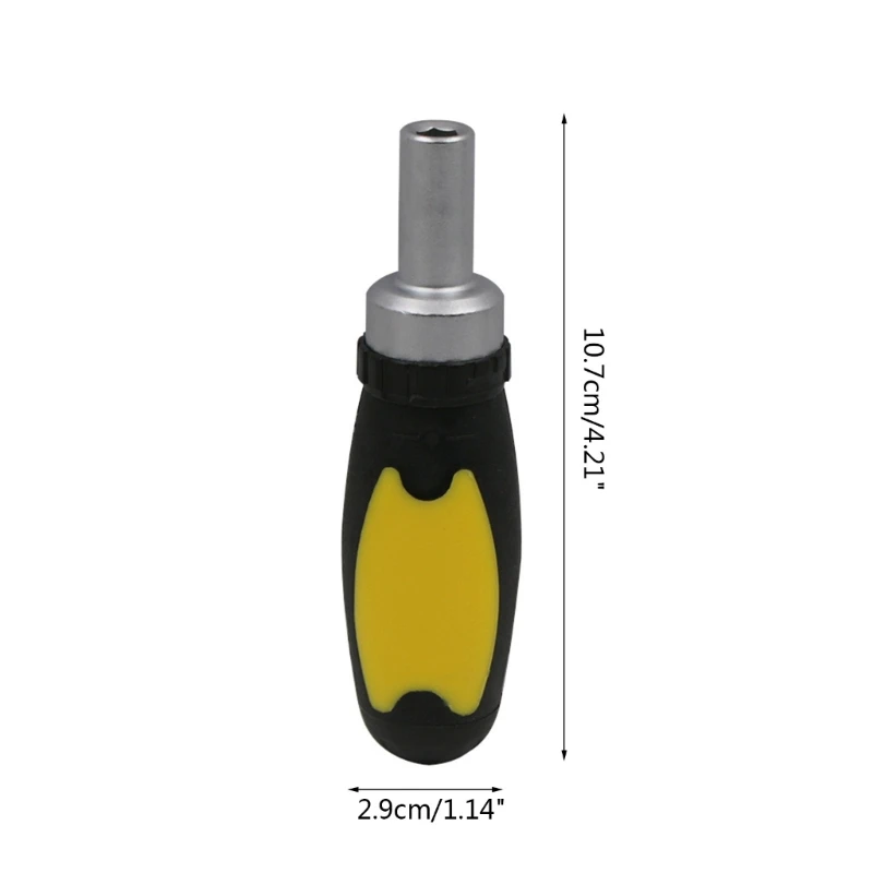 1/4 インチ ドライブ ラチェット ドライバー ハンドル修理ツール キット (ビットは含まれません)
