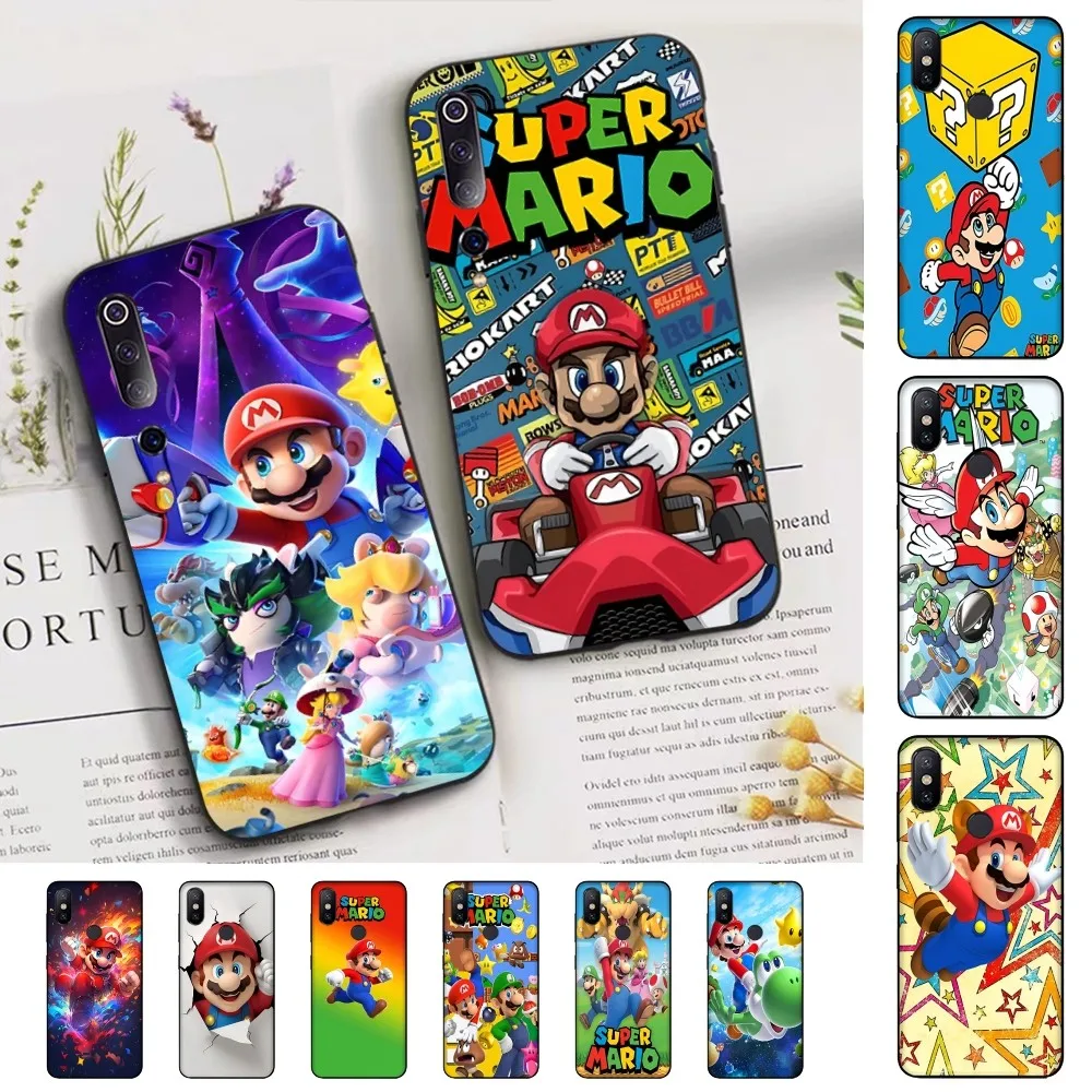 

Anime Supers M-Marios Cartoon Phone Case For Xiaomi Mi 5X 8 9 10 11 12 Lite Pro 10T PocoX3pro PocoM3 Note 10 Pro Lite