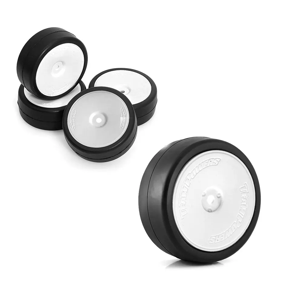 ยางฮอทเมลท์แบบยึดเกาะสูง 4 ชิ้น ขนาด 65x25 มม. สำหรับรถบังคับวิทยุสเกล 1/10 ชุดอัพเกรด ใช้ได้กับ Tamiya TT01 TT02 XV01 HPI HSP