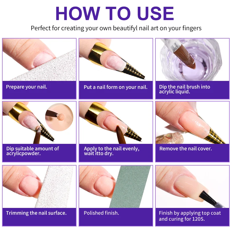 Predgirl-アクリルリキッドモノモノメーター,ネイルアート,カービングエクステンション,日曜大工パウダー,クリスタルリキッド,75ml