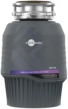 

InSinkErator Evolution 0.75HP LED Garbage Disposal with Antimicrobial Flange - Advanced Continuous Feed