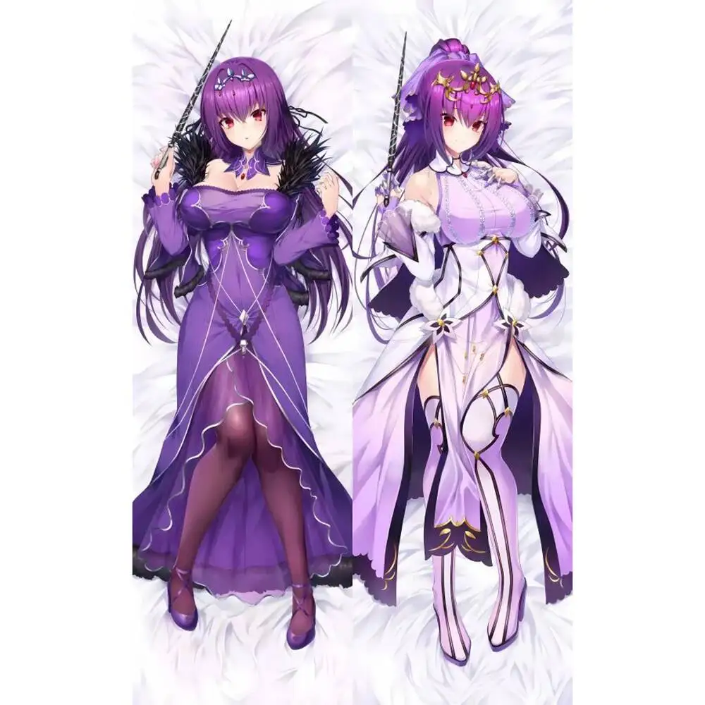 FGO Scathach Dakimakura مصير الطلب الكبير وسادة غطاء هينغ كيس وسادة كامل الجسم أوتاكو المخدة فراش منزلي ديكور هدية