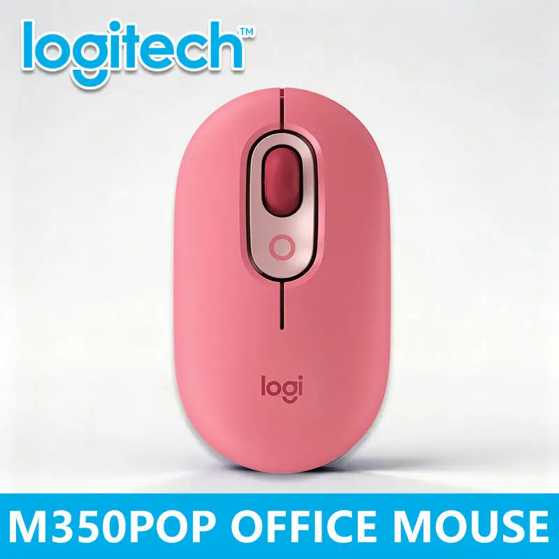 

Беспроводная Bluetooth-мышь Logitech M350 серии POP для iPad, планшетов и ноутбуков