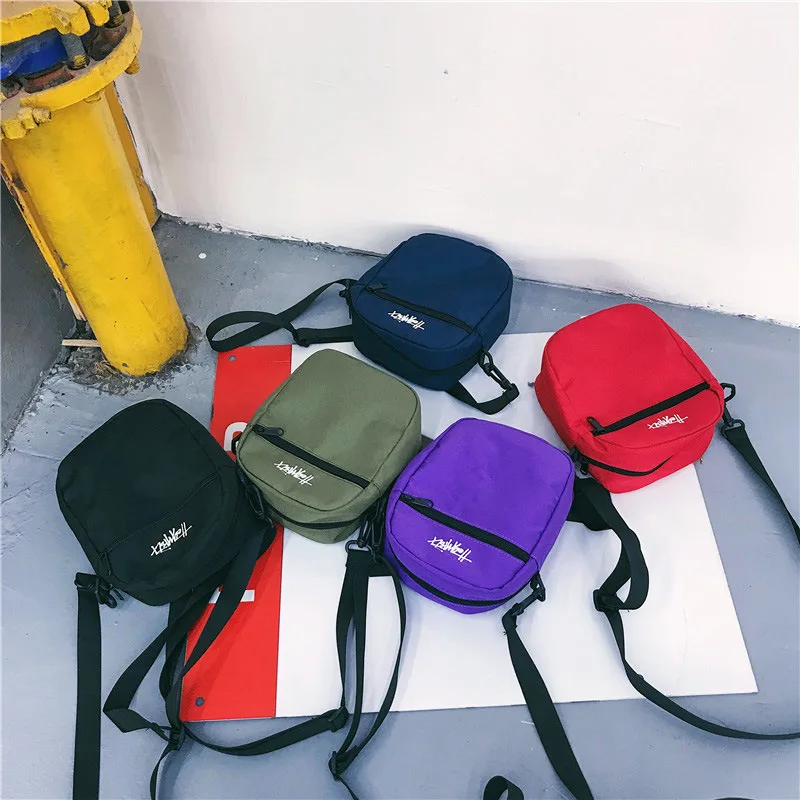 2024 Women Casual Simple Messenger Bag Hip Hop Style Ladies Handbags Mini Shoulder Bags Couple Phone Pouch Girls Classic Purse