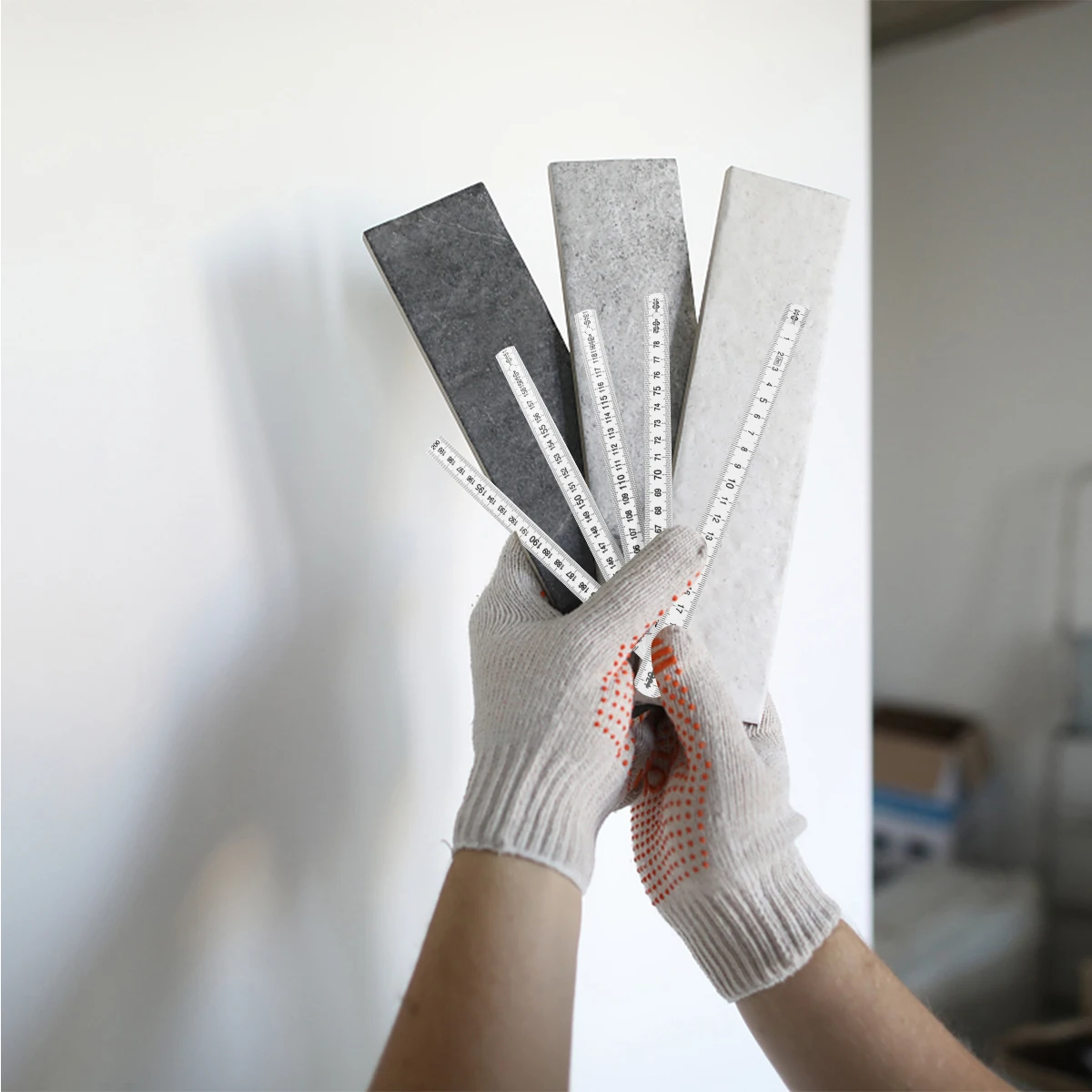 Plastic Folding Ruler Meter Stick That Folds Measuring Pocket Foldable Clear Metric