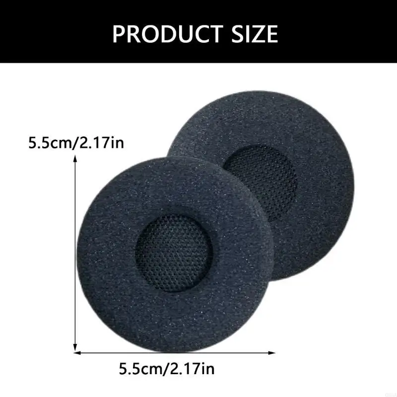 وسائد أذن رغوة مريحة لـ Biz 2300 USBDUO MS سماعات الرأس إلغاء ضوضاء الأذن بديل للأذن