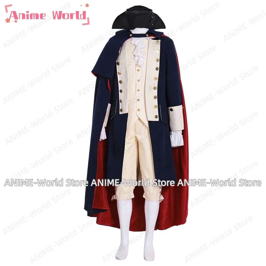

《Custom Size》Turn Cosplay Abe Woodhull Cosplay Costume 18th Century American Revolutionary War Era Outfits George Washington
